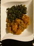 Stewed arrowroot and veggies