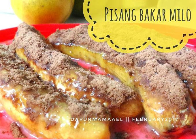 Resep Pisang Bakar Milo Oleh Viskalev Cookpad