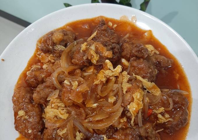 Bagaimana Menyiapkan Ayam pop corn asam manis, Sempurna