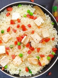 मटर पनीर पुलाव (matar paneer pulao recipe in Hindi) रेसिपी मुख्य फोटो
