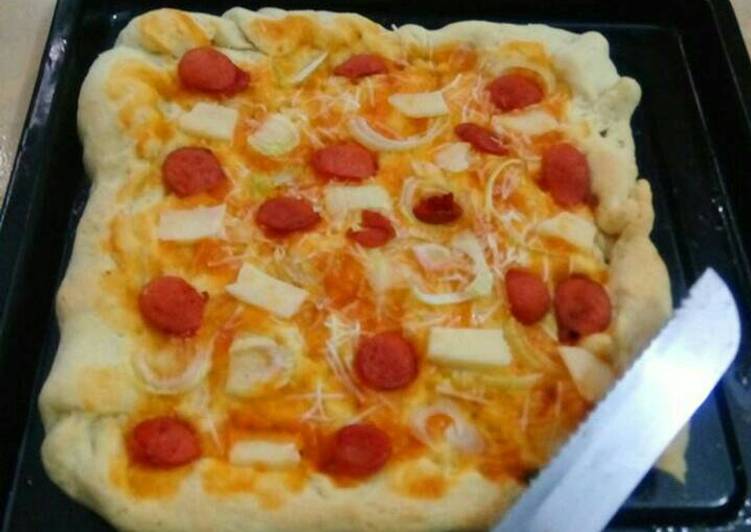 Resep Pizza Mudah 🍕💕, Bikin Ngiler