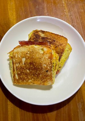 Foto resep Bacon Egg Cheese Sandwich