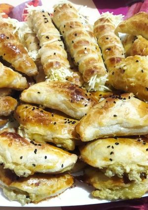 صورة لوصفة ليكورني وليسقار بالعجينة المورقة