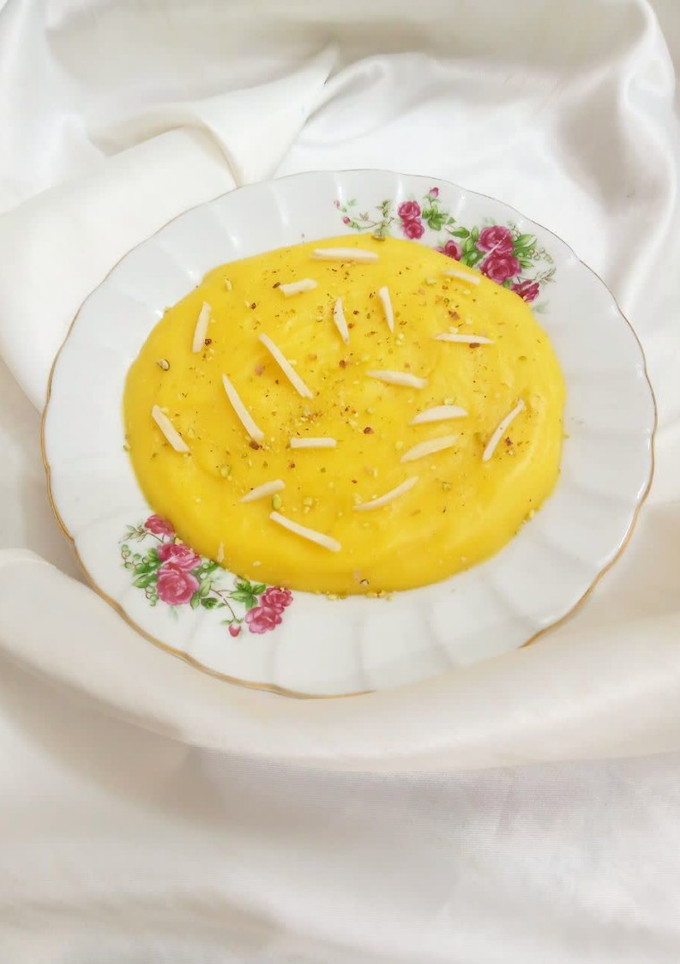عکسی از دستور حلوا شیر