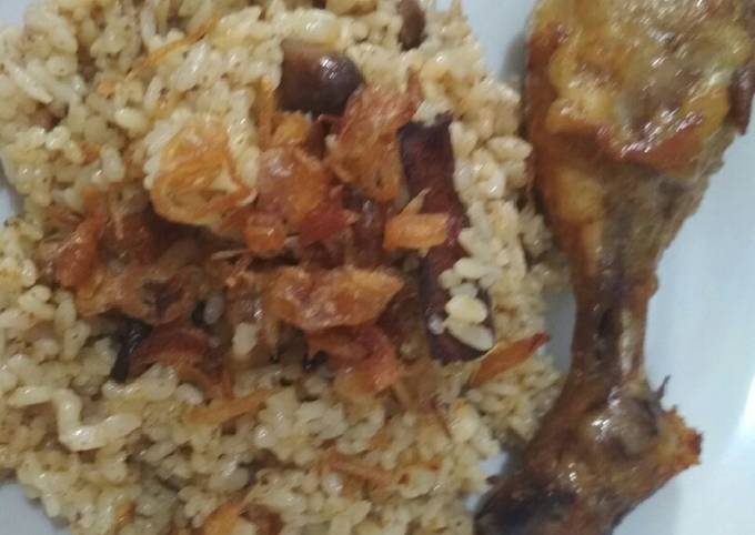 Nasi kebuli ayam rempah