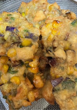 Foto resep Bakwan jagung terong renyah