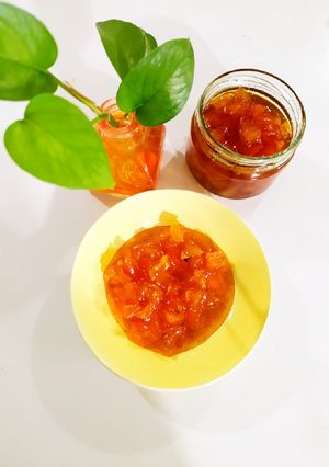 عکسی از دستور مربا سیب