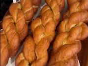 A picture of twisted dough