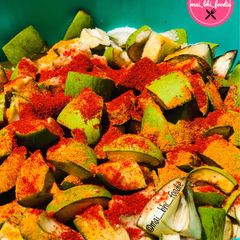Mango pickle A picture of Mango pickle.