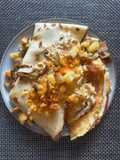 Crepes with Chicken and Vegetable Filling