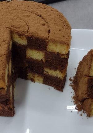 Una foto de Torta Damero o Ajedrez