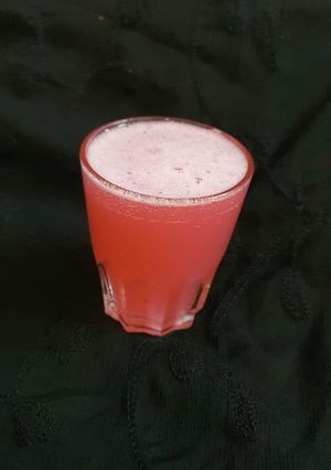 A picture of Guava mocktail.