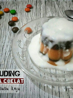 Foto resep Puding Pepaya Coklat Vla susu keju