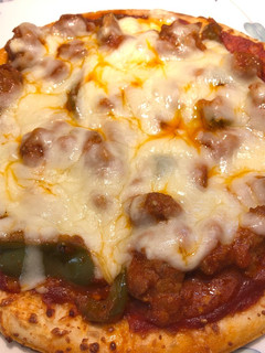 A picture of Quick and Easy Sausage Pizza.