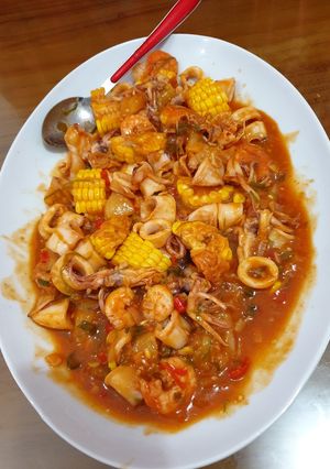 Foto resep Cumi saos padang