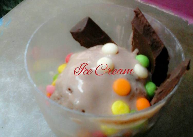 Resep Milky Ice Cream (Just 3 Ingredients) Anti Gagal yang Sempurna