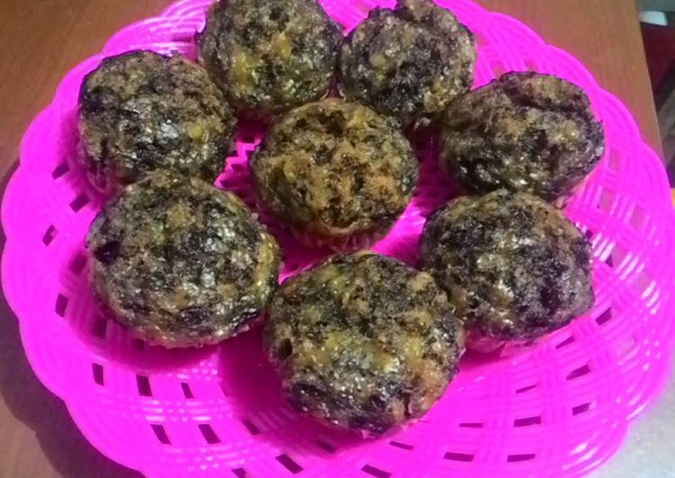 Bolu pisang kukus campur meses (no mixer no telur)