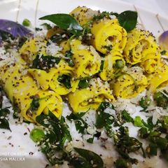 A picture of Gujarati Khandvi.
