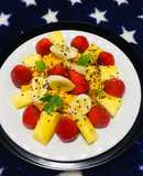 Ensalada con Frutas Variadas y con toque de Quinua !!