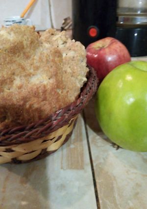 Una foto de Galletitas de manzana y harina integral