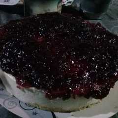 Una foto de "cheesecake" SIN HORNO