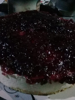 Una foto de "cheesecake" SIN HORNO
