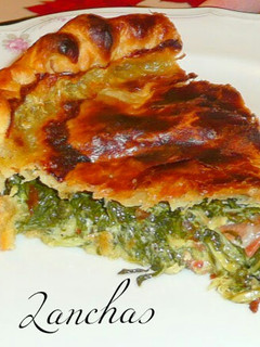 Una foto de Pastel de espinacas y bacon