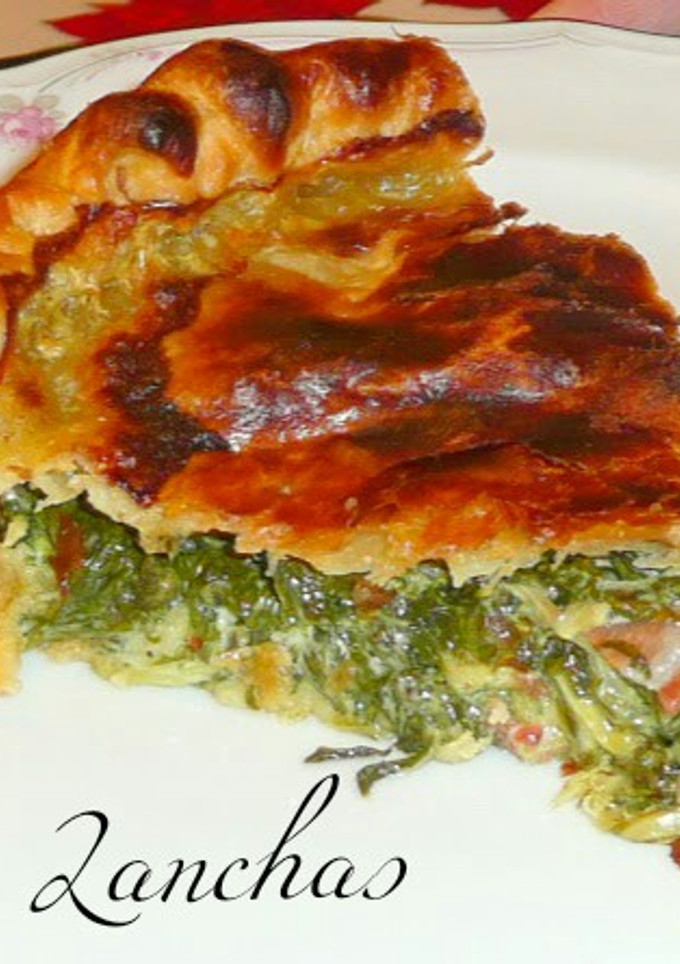 Una foto de Pastel de espinacas y bacon