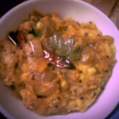 A picture of Yummy potato kurma.