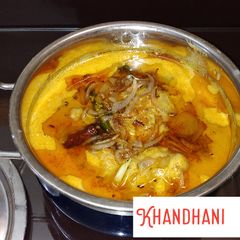 A picture of Moms style Kadhi.
