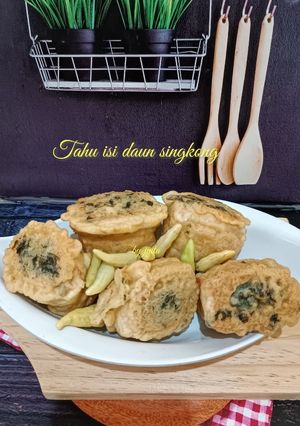 Foto resep Tahu isi daun singkong