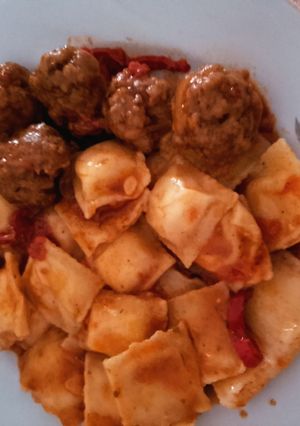 Una foto de Albóndigas a la Portuguesa