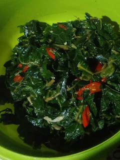 Foto resep Oseng2 daun kates+singkong
