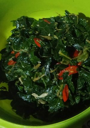 Foto resep Oseng2 daun kates+singkong