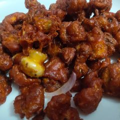A picture of Mushroom Pakoda.