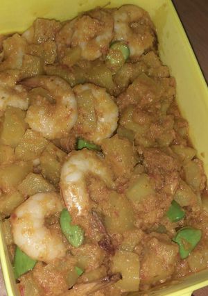 Foto resep Udang Sambal Petai Kentang