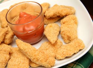 Parmezános csirke nuggets recept fotója
