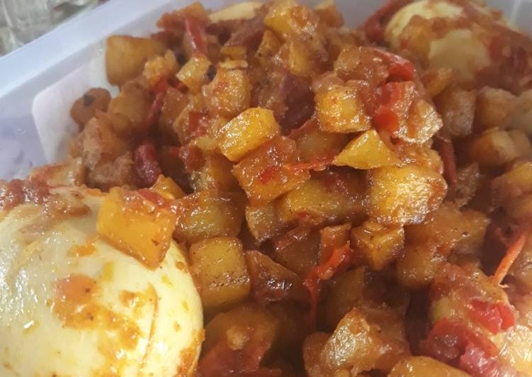 Cara Membuat Balado kentang yang Gurih