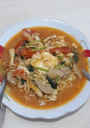 Foto resep Mie pedas