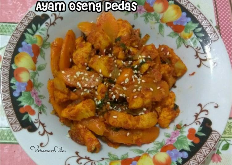 Proses Membuat Ayam Oseng Pedas (Ddak Bokkeum) yang Lezat