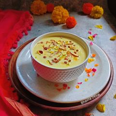 કેસર દૂધપાક.(Kesar Dudhpak Recipe in Gujarati) A picture of કેસર દૂધપાક.(Kesar Dudhpak Recipe in Gujarati).