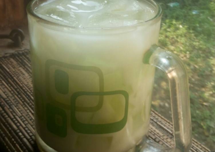 Langkah Mudah untuk Membuat Es Timun suri nutrijell yang Lezat