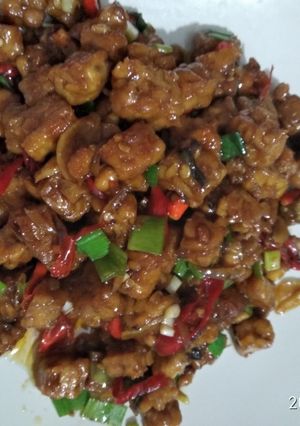 Foto resep Tempe pedas manis