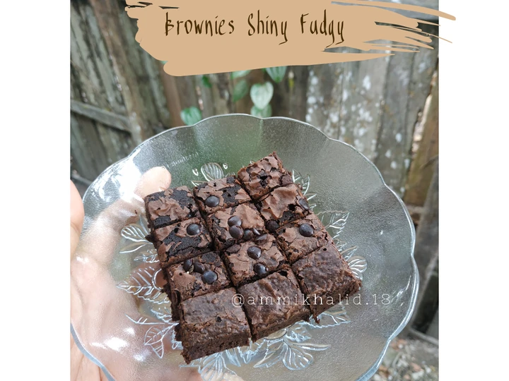 Langkah Gampang Membikin Resep Brownies Shiny Fudgy yang Enak Banget Anti Ribet, Lezat