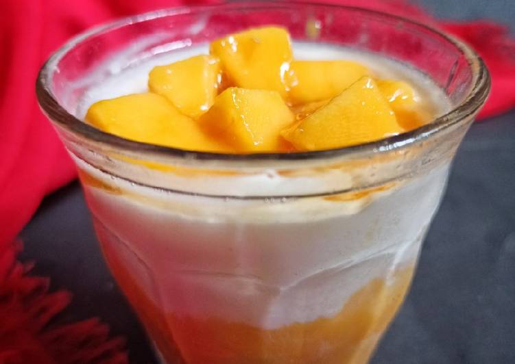 Cara Mudah Membuat 276. Mango with Yogurt Enak dan Antiribet