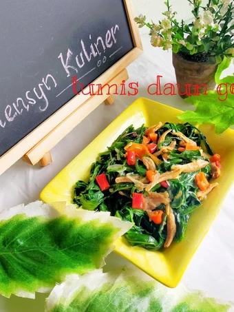 Cara Gampang Menyiapkan Resep Tumis daun gedi yang Uenak Anti Ribet, Uenak Banget
