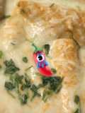 Enchiladas de chile Guajillo y tomates verdes