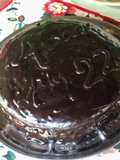 Torta Sacher con frutas (Hna Bernarda)