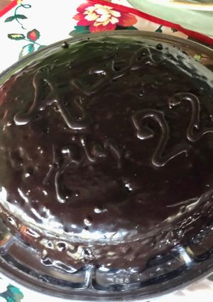 Una foto de Torta Sacher con frutas (Hna Bernarda)