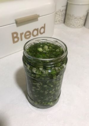عکسی از دستور ترشی خیار و شوید 🥒
